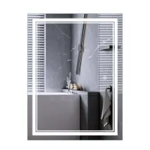 Зеркало Mixxus Premium QUADRO MR20-90x70-REVERSE (LED Touch, Anti-fog, димер) (MP6621)