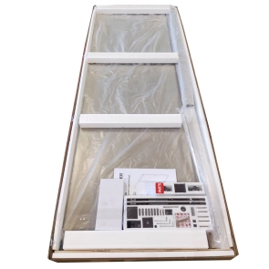 Дверь в нишу Koer SR SD02-120x200-TR-01 прозрачное стекло Easy Clean 8мм, хром (KR5384) №12