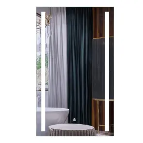 Дзеркало Mixxus Premium LINES MR17-100x60-REVERSE (LED Touch, Anti-fog, димер) (MP6625) №1