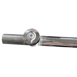 Дверь в нишу Koer SR SD06-140x220-TR-01 прозрачное стекло Easy Clean 8мм, хром (KR5368) №4