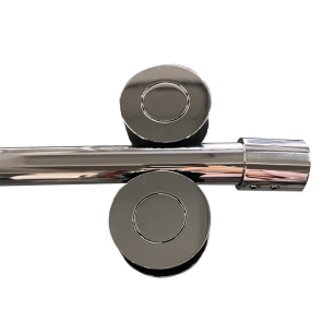Дверь в нишу Koer SR SD06-140x220-TR-01 прозрачное стекло Easy Clean 8мм, хром (KR5368) №6