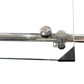 Дверь в нишу Koer SR SD06-140x220-TR-01 прозрачное стекло Easy Clean 8мм, хром (KR5368) №7