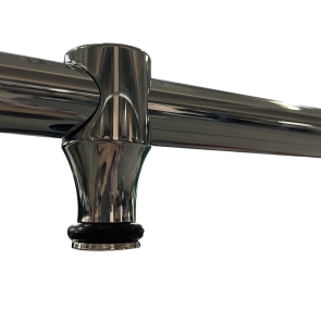 Дверь в нишу Koer SR SD06-140x220-TR-01 прозрачное стекло Easy Clean 8мм, хром (KR5368) №8