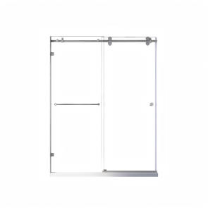 Дверь в нишу Koer SR SD06-140x220-TR-01 прозрачное стекло Easy Clean 8мм, хром (KR5368) №16