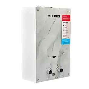 Газова колонка MIXXUS GWH-0510 BASIC GLASS димохідна 10 л/хв (панель зі скла з малюнком) (WH00 №1