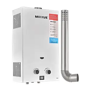 Газова колонка Mixxus GWH-0710 BASIC TURBO WHITE турбована 10 л/хв (WH0028) №1