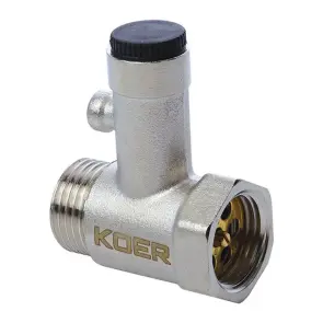 Предохранительный клапан для бойлера 1/2” Koer KR.1039 (KR2674) №1