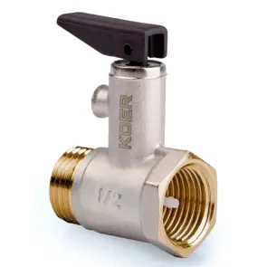 Предохранительный клапан для бойлера Koer KR.1046.K - 1/2” 6BAR (c ручкой) (KR4764) №1