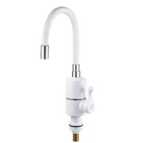 Проточный водонагреватель Zerix ELW06-F-WHITE 3,3 kW силиконовый излив, на мойку (ZX5857) №1
