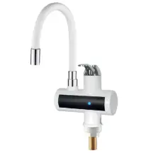 Проточный водонагреватель Zerix ELW21-F-WHITE 3,3 kW силиконовый излив, на мойку (ZX5859)