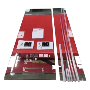 Дверь в нишу Koer SR SD04-100x200-TR-01 прозрачное стекло Easy Clean 10мм, хром (KR5386) №13