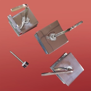 Дверь в нишу Koer SR SD04-100x200-TR-01 прозрачное стекло Easy Clean 10мм, хром (KR5386) №15