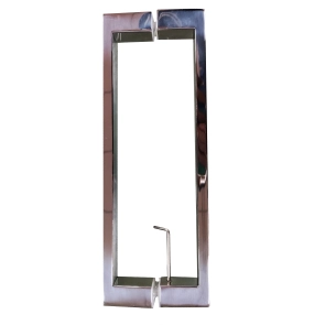 Дверь в нишу Koer SR SD04-100x200-TR-01 прозрачное стекло Easy Clean 10мм, хром (KR5386) №17