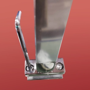 Дверь в нишу Koer SR SD04-100x200-TR-01 прозрачное стекло Easy Clean 10мм, хром (KR5386) №20