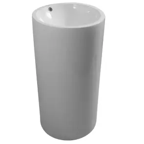 Раковина моноблок MIXXUS PREMIUM ELLIPSE-1101 460х460х855mm з переливом (MP6573) №1