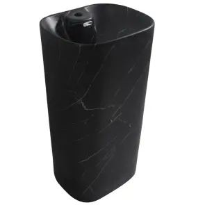 Раковина моноблок MIXXUS PREMIUM DIVERSE-1102 MARBLE 460х380х840mm с отверстием под смеситель и пер №1