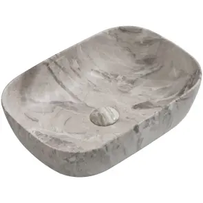 Раковина накладная MIXXUS PREMIUM DIVERSE-0113 MARBLE 455х325х135mm (MP6544) №1