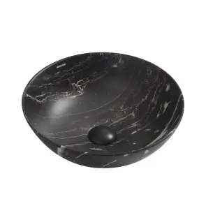 Раковина накладна Mixxus Premium ELLIPSE-0106 MARBLE 390х390х140mm (MP6533) №1