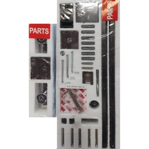 Дверь в нишу Koer SR SD02-140x200-TR-01 прозрачное стекло Easy Clean 8мм, хром (KR5383) №10