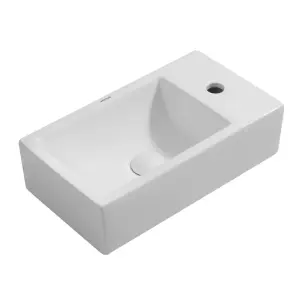 Раковина накладная Mixxus Premium QUADRO-0207 480х260х125mm с отверстием под смеситель (MP6503) №1