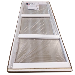 Дверь в нишу Koer SR SD02-140x200-TR-01 прозрачное стекло Easy Clean 8мм, хром (KR5383) №17