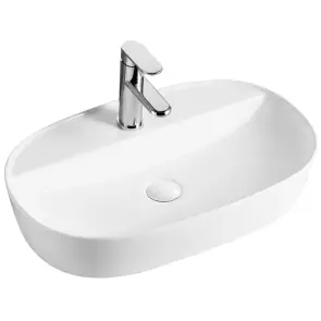 Раковина накладная Mixxus Premium ELLIPSE-0204 600х380х115mm с отверстием под смеситель (MP6679) №1