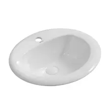 Раковина врезная на столешницу Mixxus Premium TOPPER-1602 515х400х200mm с отверстием под смеситель