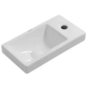 Меблева раковина Mixxus Premium QUADRO-1501 400х215х105mm з отвором під змішувач (MP6502) №1