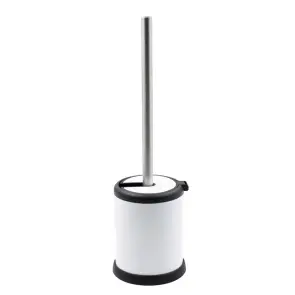 Єршик для унітазу підлоговий Mixxus Topper-TB0201 White колір білий (MI7094) №1