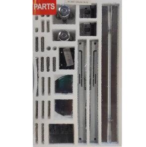Дверь в нишу Koer SR SD05-120x200-TR-01 прозрачное стекло Easy Clean 6мм, хром (KR5405) №16