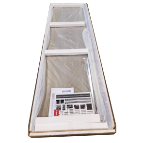 Дверь в нишу Koer SR SD05-120x200-TR-01 прозрачное стекло Easy Clean 6мм, хром (KR5405) №22