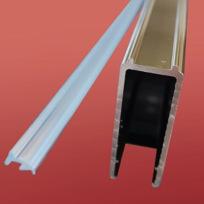 Дверь в нишу Koer SR SD01-120x200-TR-12 прозрачное стекло Easy Clean 8мм, матовое золото (KR5377) №12