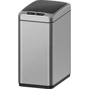 Мусорное ведро сенсорное прямоугольное Koer TC-020408-02 8 л цвет нержавейка (KR5588) №1