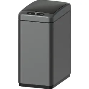 Мусорное ведро сенсорное прямоугольное Koer TC-020408-07 8 л цвет графит (KR5590) №1