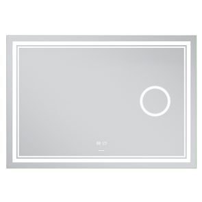 Зеркало Mixxus Premium QUADRO MR20-100x70 (LED Touch, Anti-fog, димер, линза) (MP6622) №8