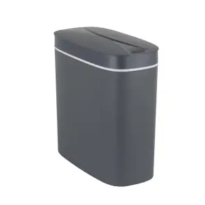 Мусорное ведро сенсорное овальное Mixxus Flat-TC0109 Graphite 9 л цвет графит (MI7075) №1