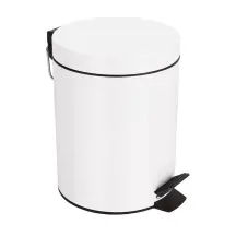 Мусорное ведро 3 л Zerix Strong MB0103 White (ZX4622)