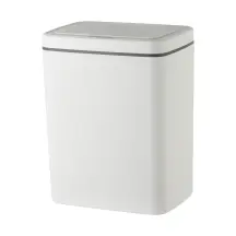 Мусорное ведро сенсорное прямоугольное Mixxus WAVE-TC0110 White 10 л цвет белый (MI7073)