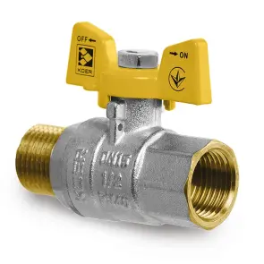 Кран шаровый Koer KG.208 - 1/2" FM ГШБ (газ) (KR4963) №1