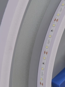 Дзеркало Mixxus PLAIN MC02-60-CASE із LED Touch, Anti-fog, димером, рег. яскравості, годинником (MI6661) №6
