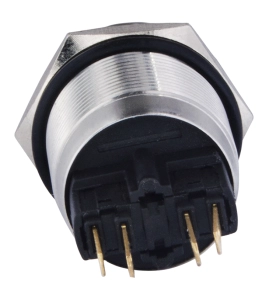 TYJ 22-221 Кнопка металлическая с выступом, 1NO+1NC. №7