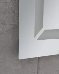 Дзеркало Mixxus Light MR01-80x60 (годинник, LED-підсвічування, антизапотівання) (MI5998) №12