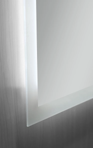 Дзеркало Mixxus FLAT MR04-80x60 з LED Touch, Anti-fog, димером, регулюванням яскравості, годинником (MI6928 №2