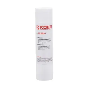 Картридж поліпропіленовий KOER KV-01-2510-10 PP10 2,5"х10" (KR5242) №1