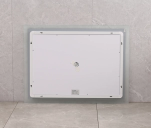 Дзеркало Mixxus FLAT MR04-80x60 з LED Touch, Anti-fog, димером, регулюванням яскравості, годинником (MI6928 №12