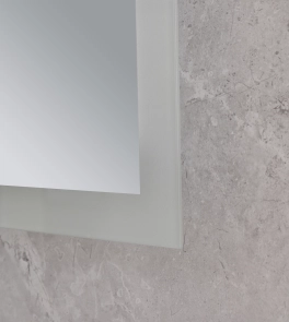 Дзеркало Mixxus FLAT MR04-80x60 з LED Touch, Anti-fog, димером, регулюванням яскравості, годинником (MI6928 №13