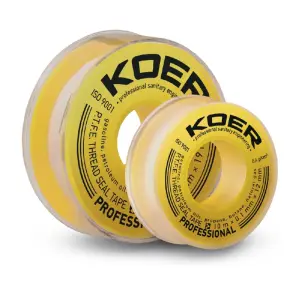 ФУМ стрічка для газу Koer ST-12 10M*0.1mm*12mm (KR2809) №1
