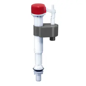 Арматура наповнювальна Koer KT-0104-1/2" з нижнім підключенням та пластиковим різьбленням 1/2" (KR5333) №1