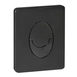 Панель смыва пластиковая Koer KT-0606-05 157x198x3mm, закругленная кнопка (KR5343) №1