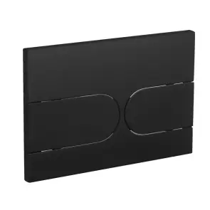 Панель змиву Koer KT-0604-05 240x160x10mm пластикова, закруглена кнопка (KR5324) №1
